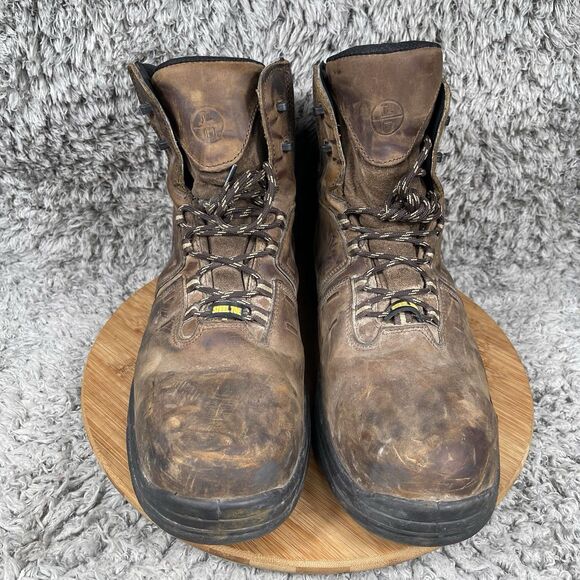 Lincoln Outfitters Premium Steel Toe Leather Work Boots Men\'s 13 W main image 10